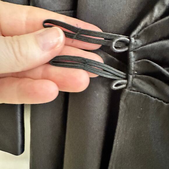 NWT Lilysilk x Ishie Silk Wrap Dress Sz 6 FLAW (Broken Button Cuff) - Picture 8 of 10